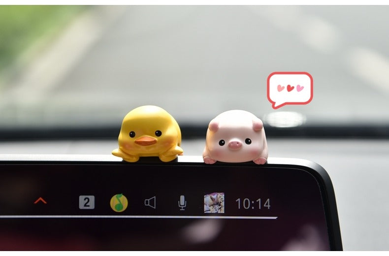 Set dán xe hình động vật ú nu dễ thương