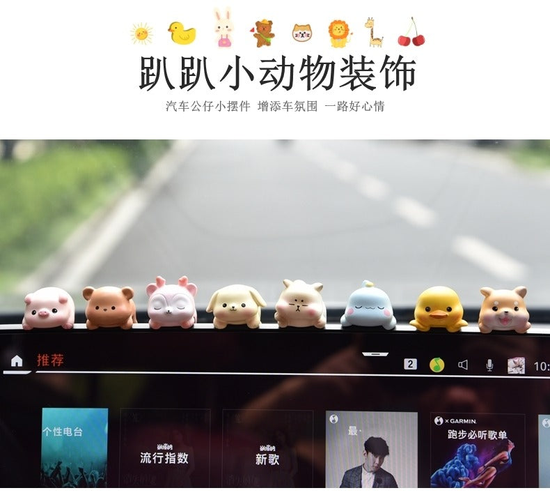 Set dán xe hình động vật ú nu dễ thương