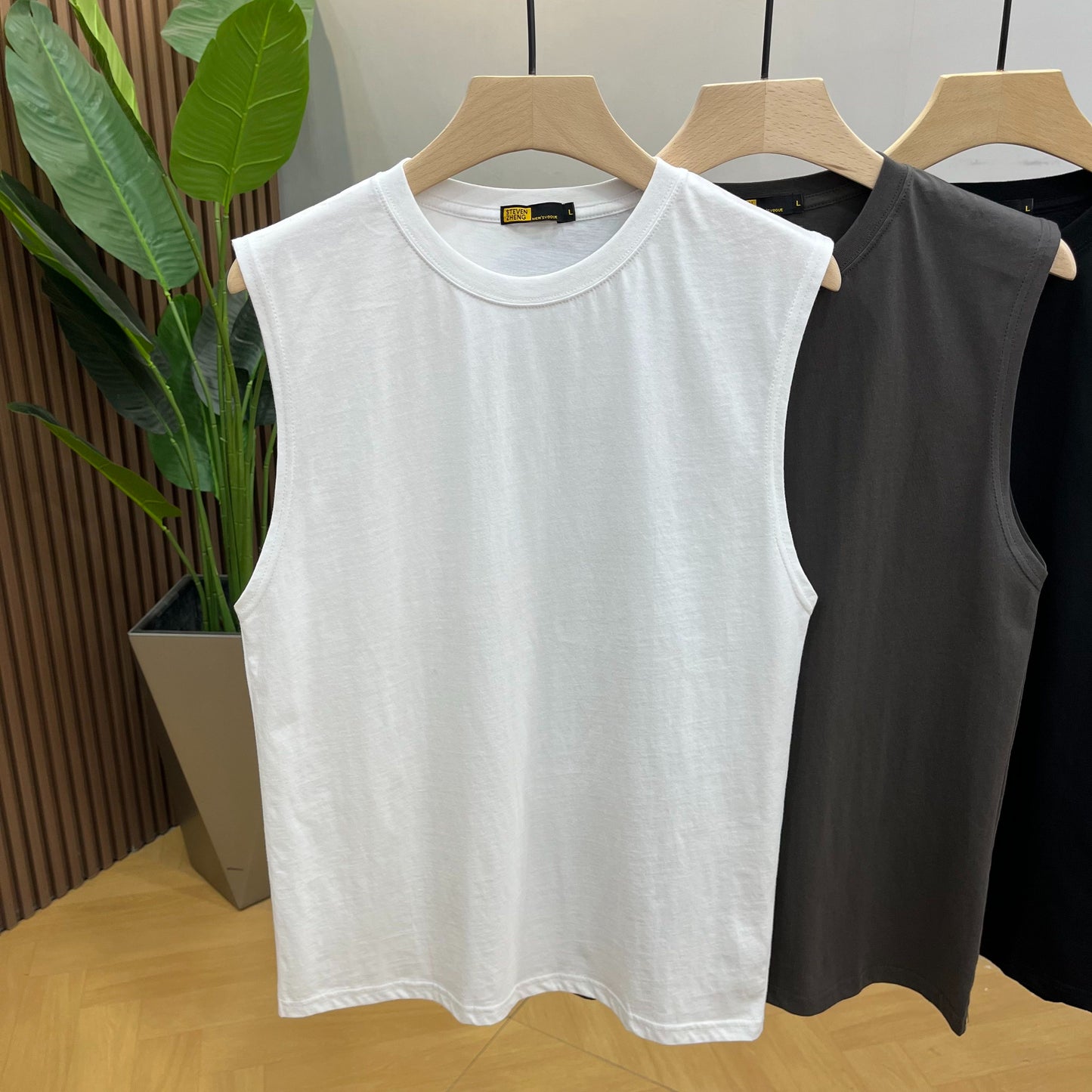 Áo ba lỗ cotton thoáng mát cho nam
