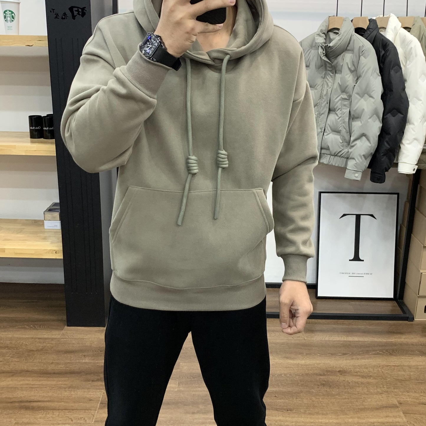 Áo hoodie nam chất nỉ dày dặn