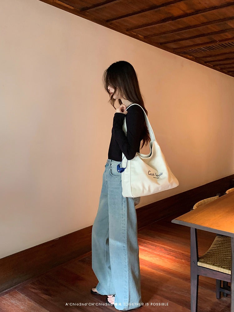 Túi tote vải Chio’2nd đơn giản trẻ trung