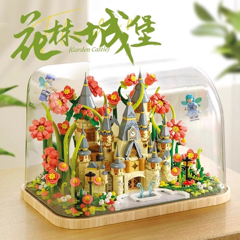 Lego hoa & lâu đài tình ái kèm hướng dẫn chi tiết