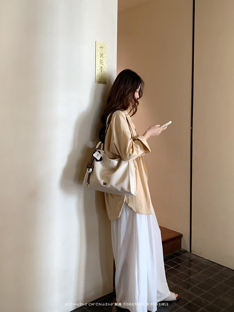 Túi Tote Vải Trơn Chio’2nd Đơn Giản Mà Xinh