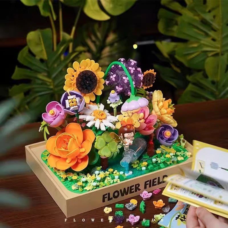 Hộp lego tiểu tiên nữ du hành trên cánh đồng hoa