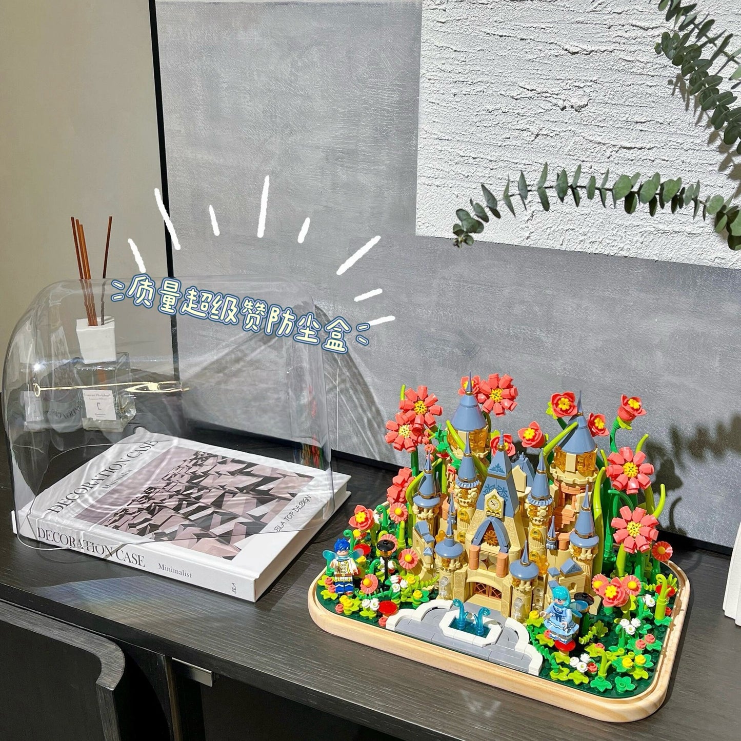 Lego hoa & lâu đài tình ái kèm hướng dẫn chi tiết