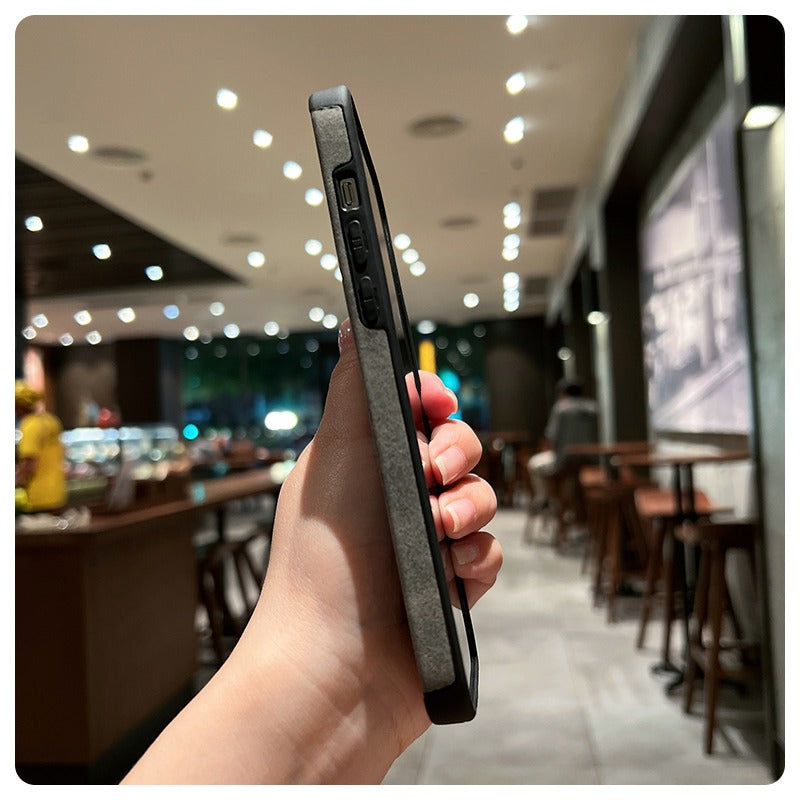 Ốp lưng IP silicone xám mặt cười