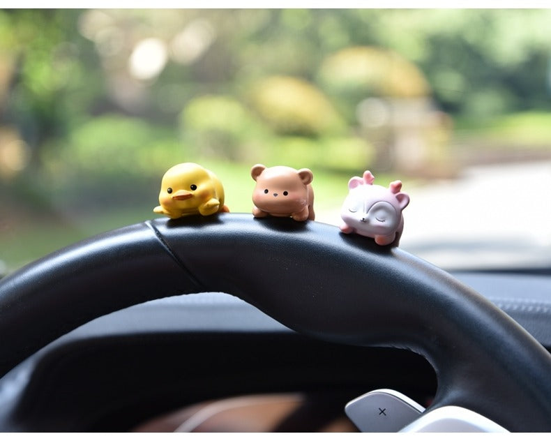 Set dán xe hình động vật ú nu dễ thương