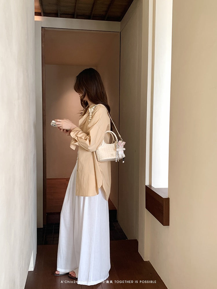 Túi Xách Dệt Chio'2nd Trắng Ngà