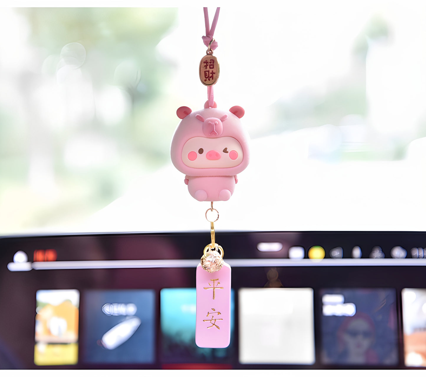 Treo xe thú cưng đáng yêu ú nu 25cm