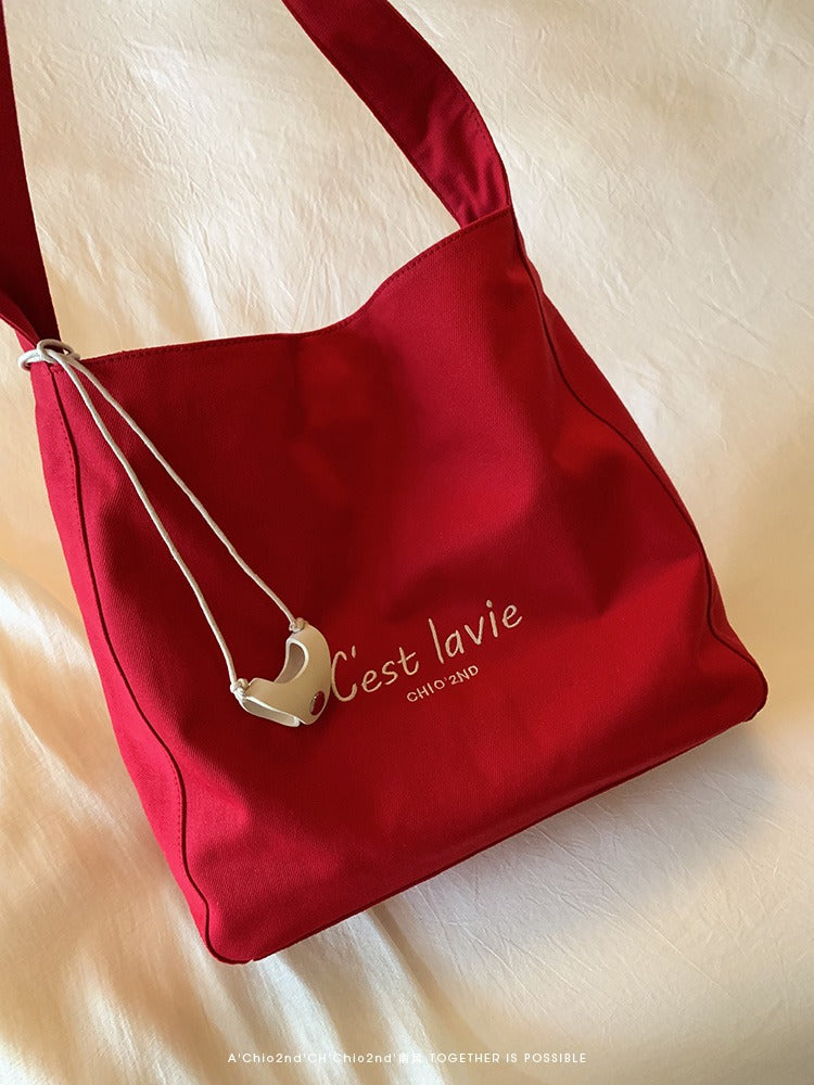 Túi tote vải Chio’2nd đơn giản trẻ trung
