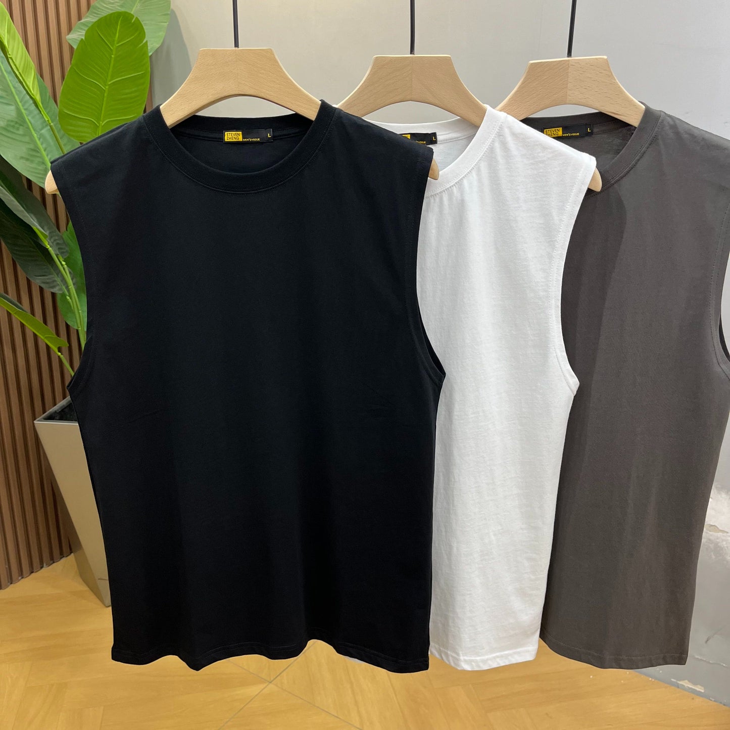 Áo ba lỗ cotton thoáng mát cho nam