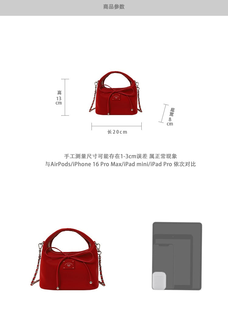 Túi đeo vai Chio'2nd nơ có tay cầm
