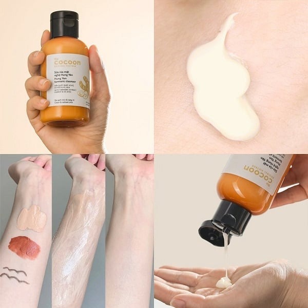 Combo Cocoon 3 món Tẩy trang + SRM + Tẩy da chết - Tặng mask nghệ