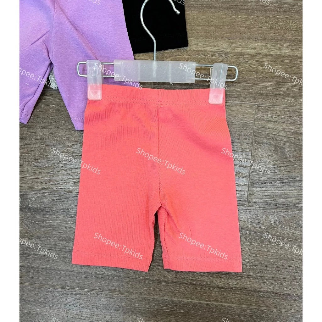 Quần legging đùi trơn cho bé gái