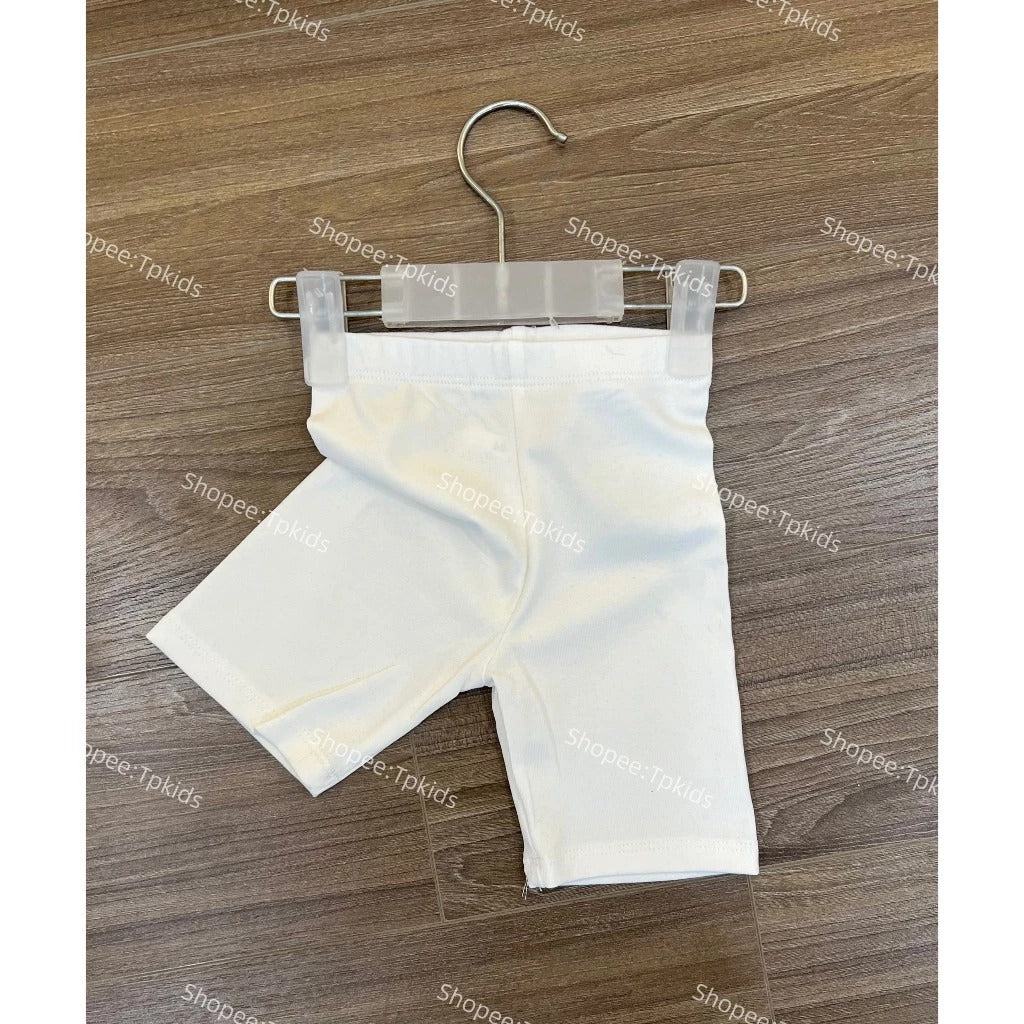 Quần legging đùi trơn cho bé gái