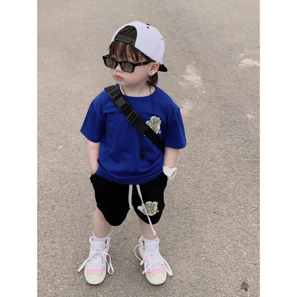 Bộ quần áo cho bé trai hình đám mây
