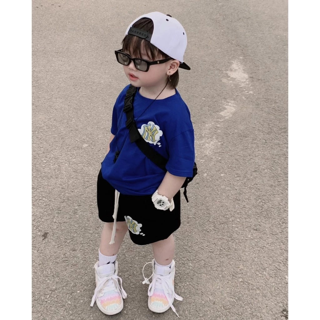 Bộ quần áo cho bé trai hình đám mây