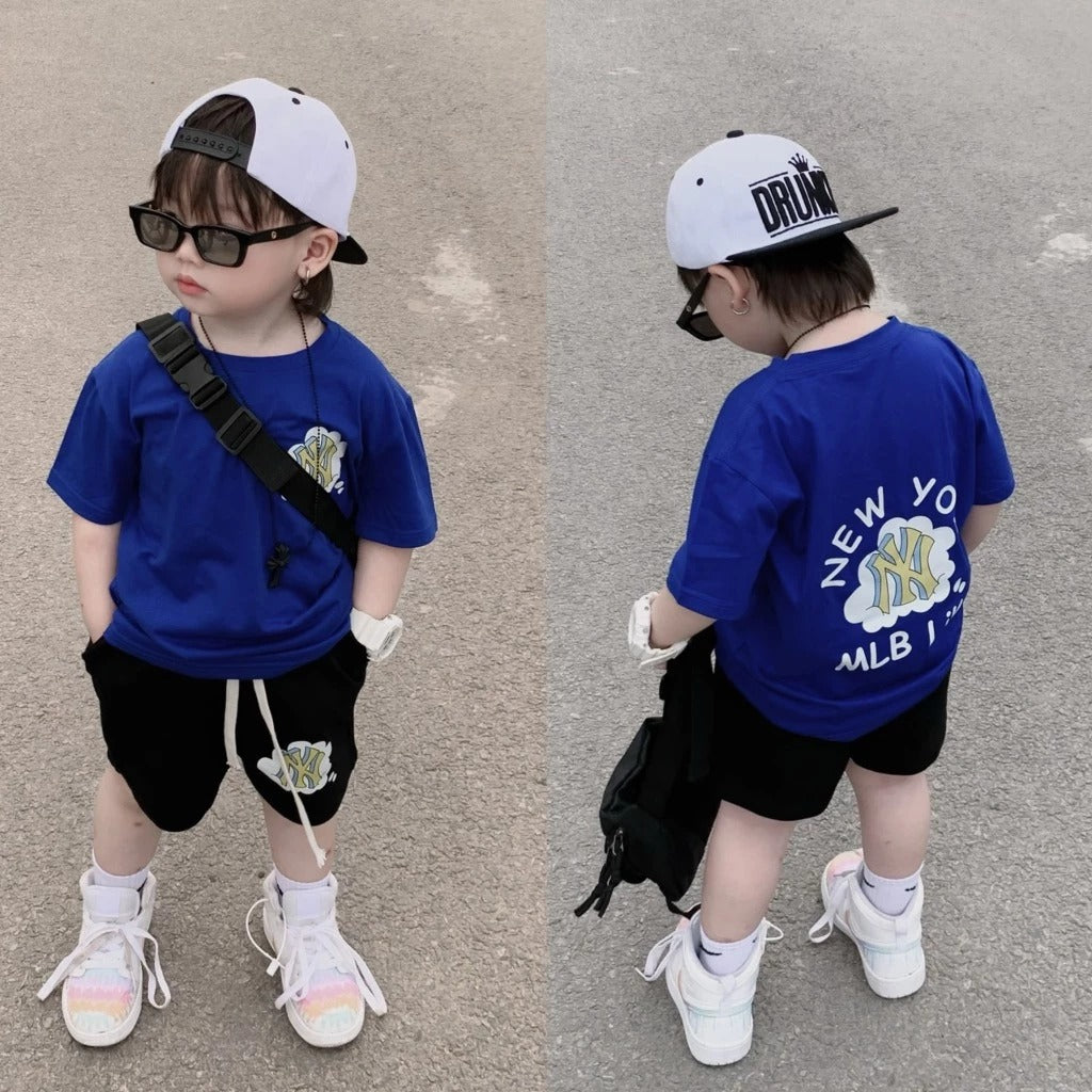 Bộ quần áo cho bé trai hình đám mây