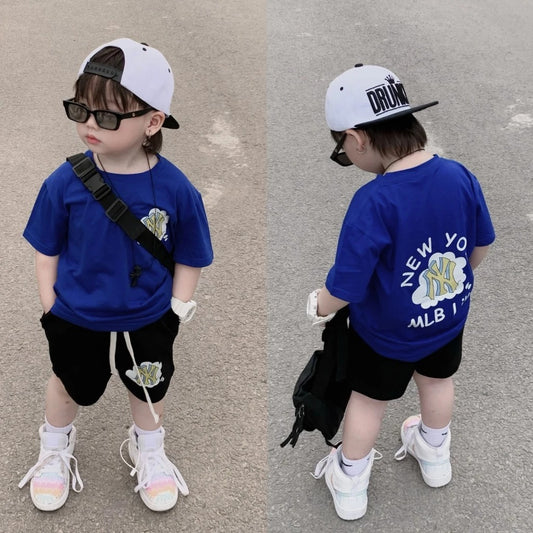 Bộ quần áo cho bé trai hình đám mây