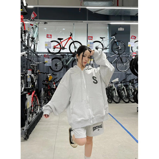 Áo hoodie zip trơn S Sentinials unisex local brand Việt Nam
