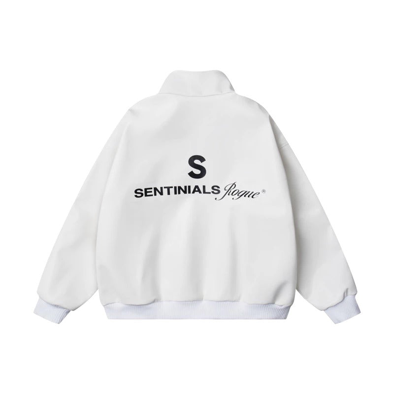 Áo khoác da oversize unisex Sentinials local brand Việt Nam