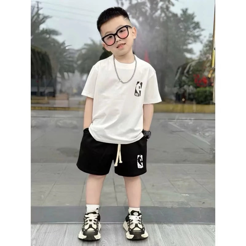 Bộ áo phông quần đùi số 23 cho bé trai năng động