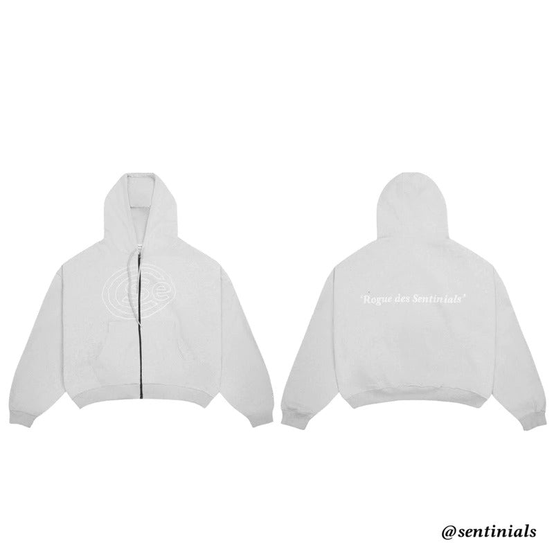 Áo khoác hoodie zip lửng tay dơi Sentinials unisex local brand Việt Nam