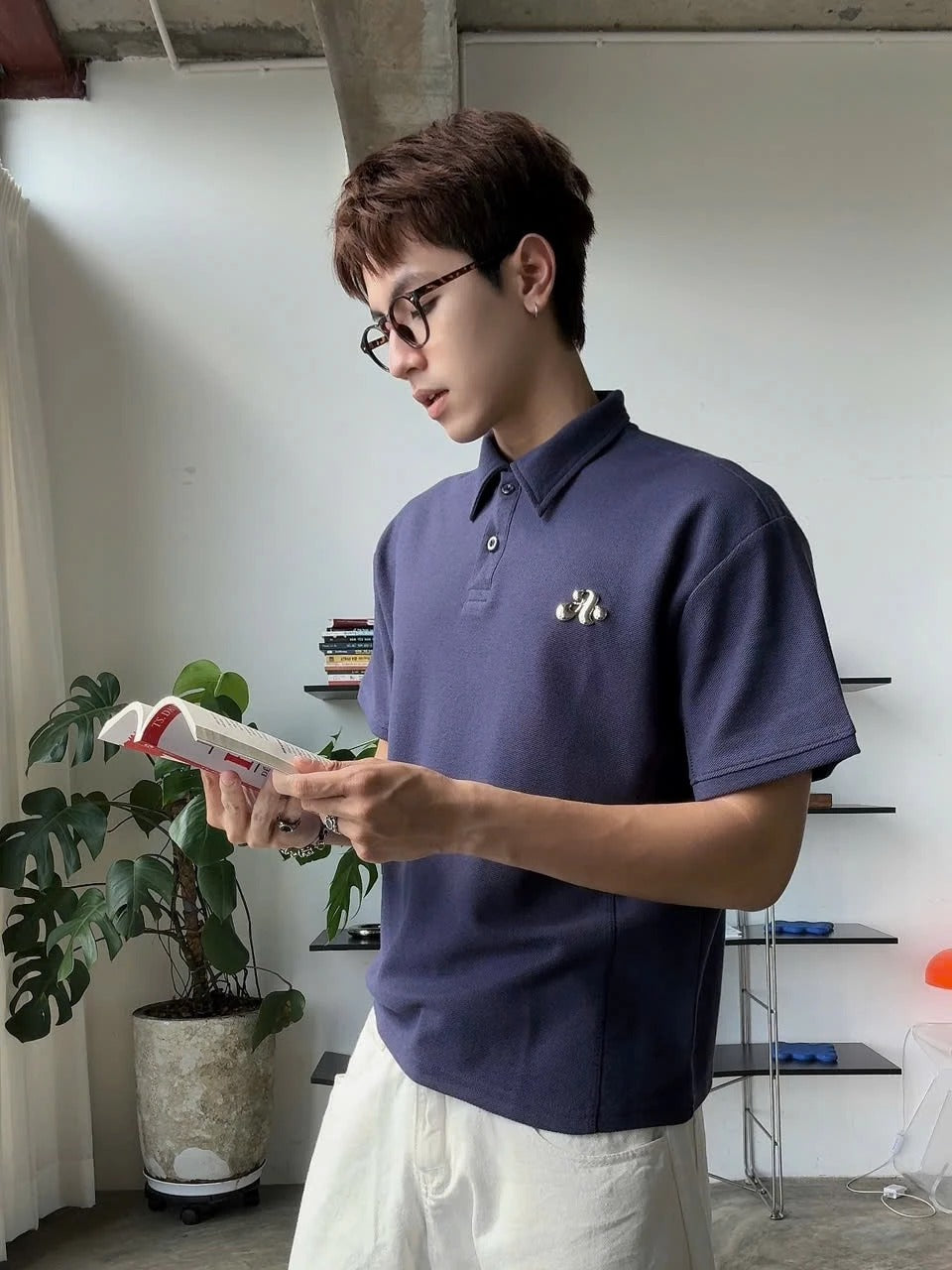 Áo polo trơn form ngắn unisex local brand Việt Nam