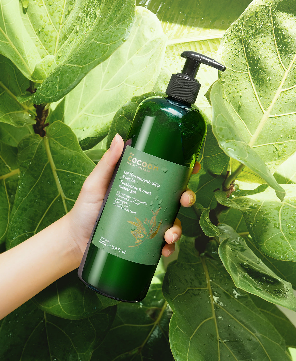 Combo COCOON tinh dầu bưởi + gel tắm khuynh diệp - Tặng mask nghệ