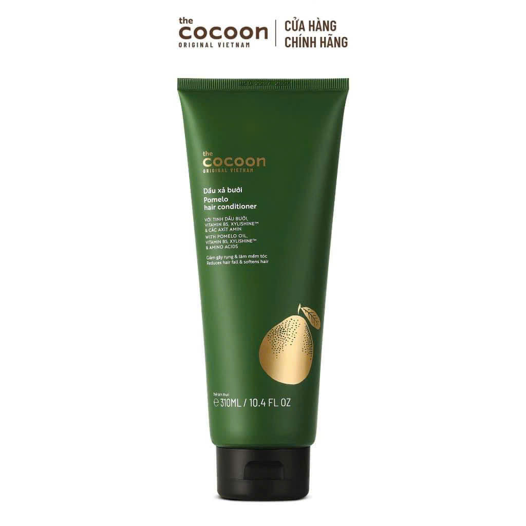 Combo Cocoon 3 món Dầu gội + Xả bưởi + Tinh dầu bưới 310ml - Tặng Son dưỡng và kẹp tóc tự chọn (Copy)