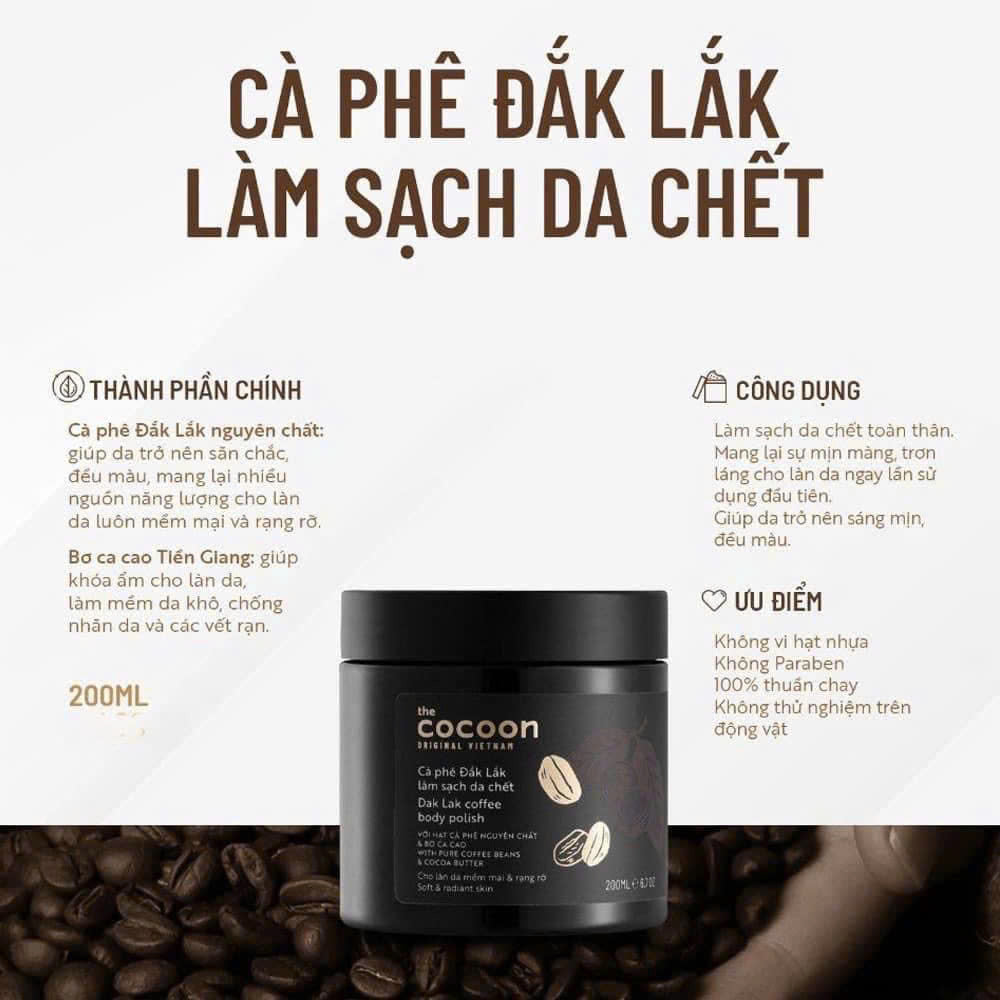 Có sẵn | Tẩy tế bào chết cơ thể 𝐂𝐨𝐜𝐨𝐨𝐧 𝐂𝐚̀ 𝐏𝐡𝐞̂ Đ𝐚̆́𝐤 𝐋𝐚̆́𝐤 🌿