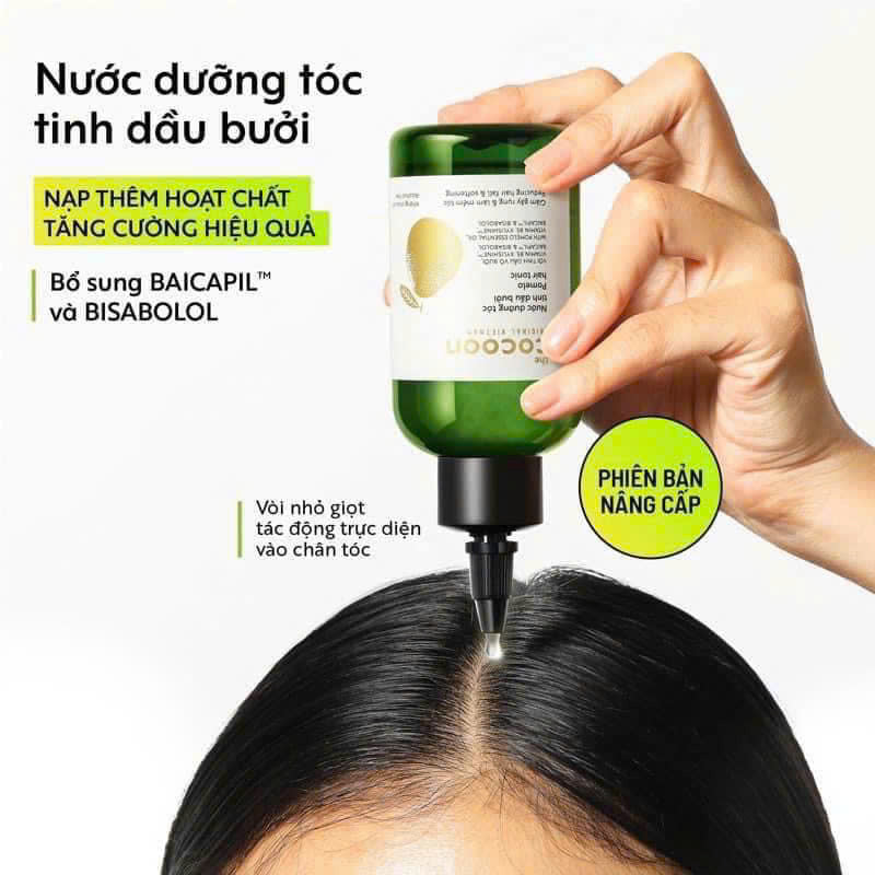 Có sẵn | Tinh dầu bưởi dưỡng tóc Cocoon