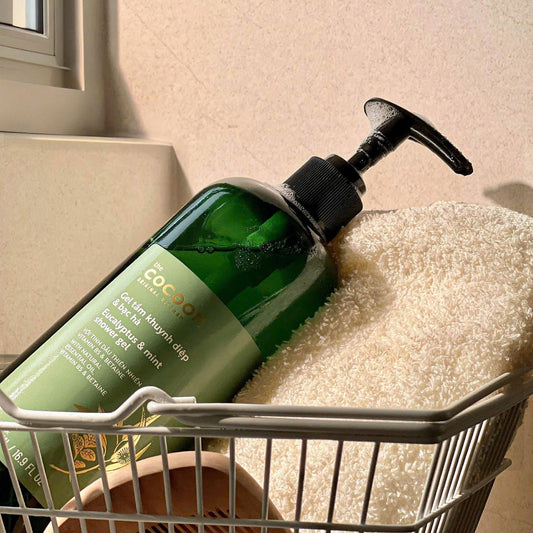 Có sẵn | Gel tắm khuynh điệp & bạc hà Cocoon 500ml