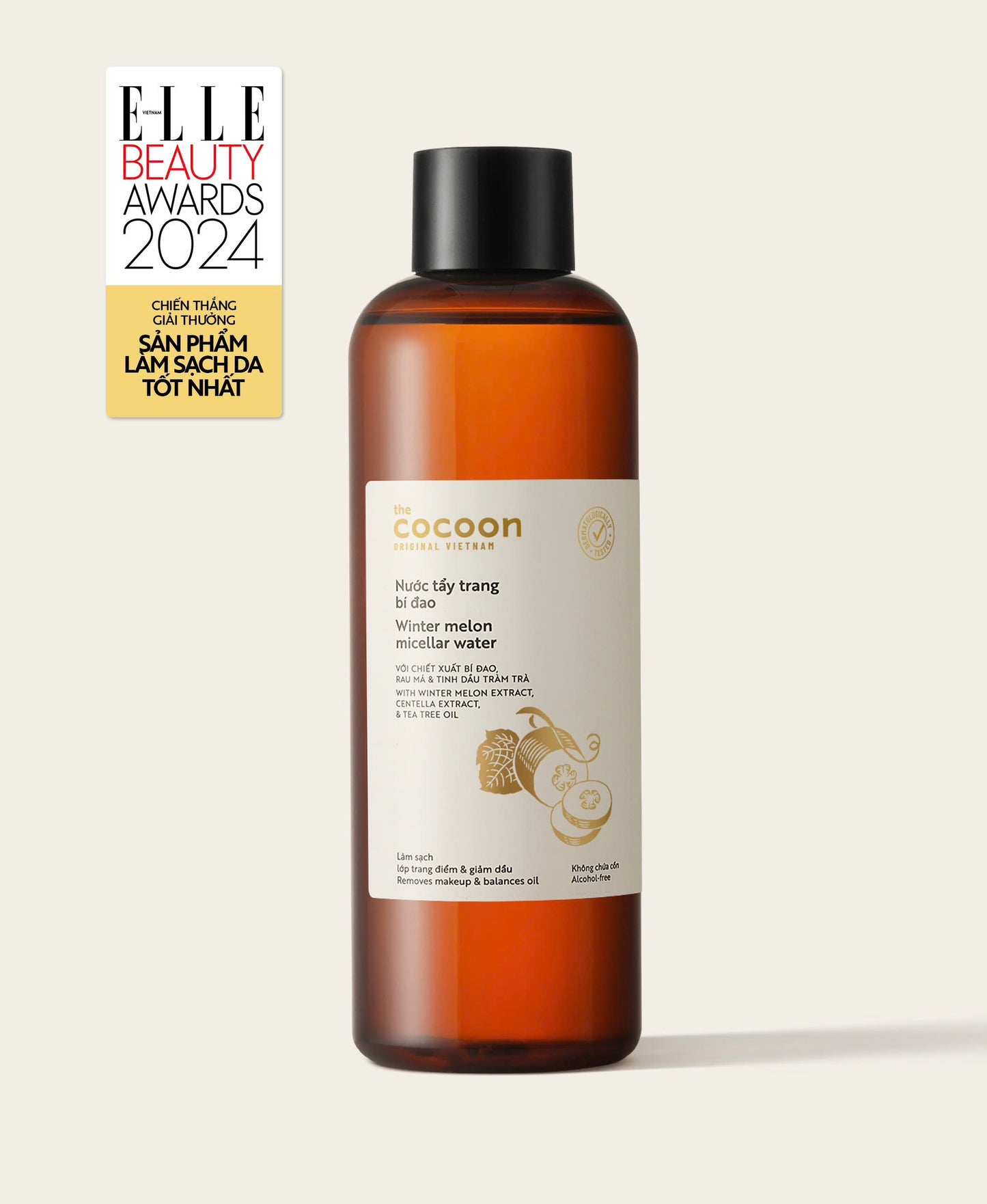 Có sẵn | Nước tẩy trang bí đao Cocoon làm sạch và giảm dầu 500ml