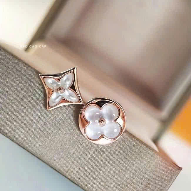 Bộ trang sức LV xi vàng hồng