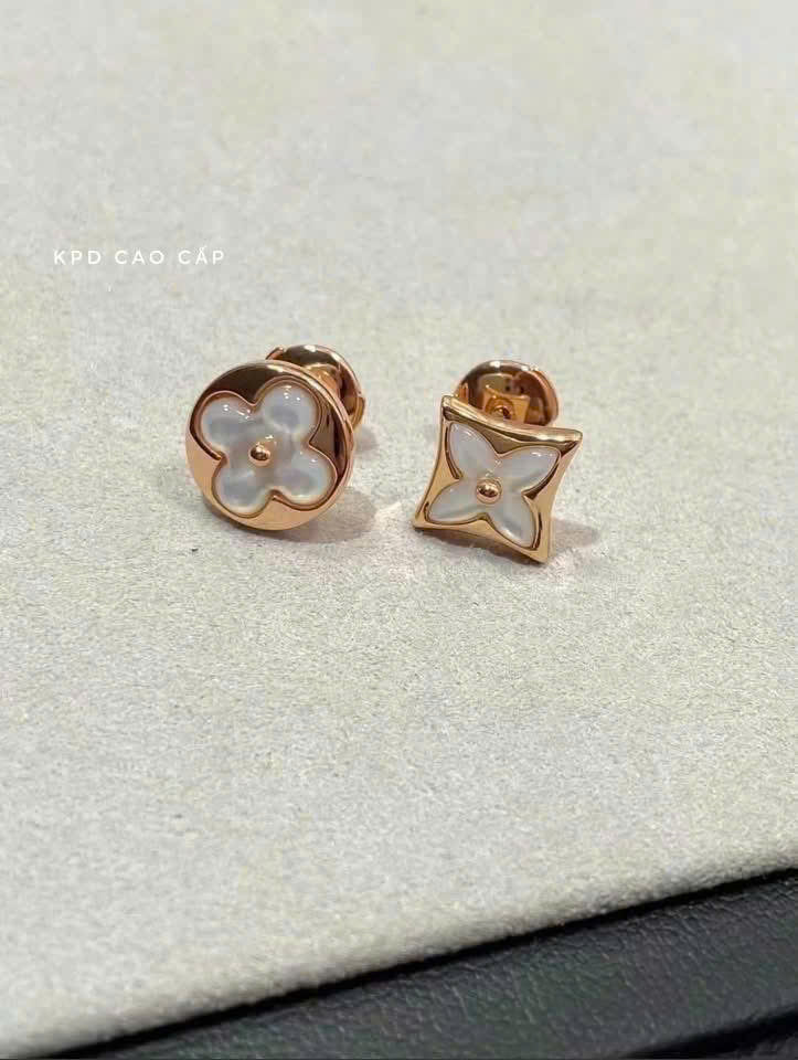Bộ trang sức LV xi vàng hồng