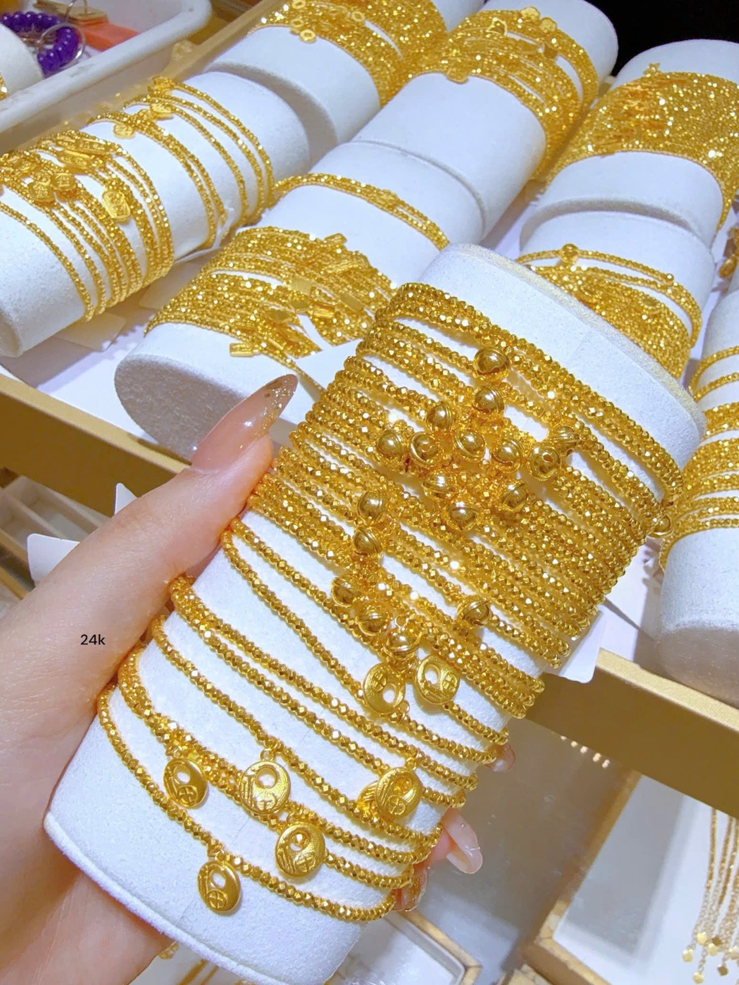 Lắc tay vàng 24K