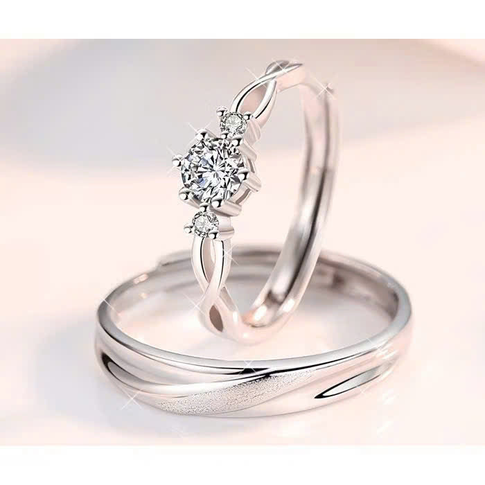 Nhẫn đôi freesize thời trang