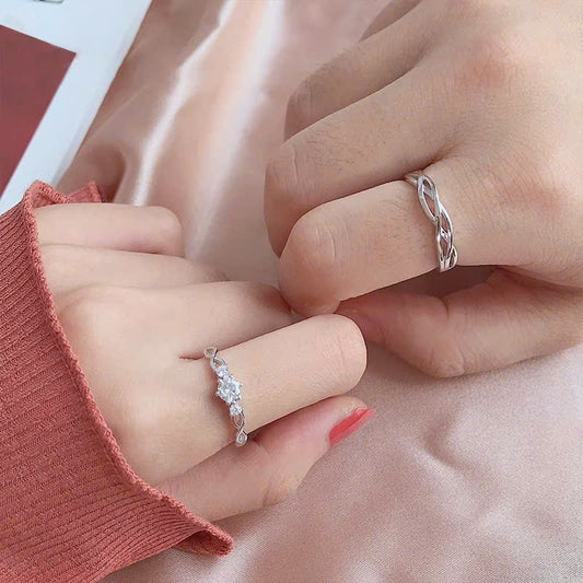 Nhẫn đôi freesize thời trang