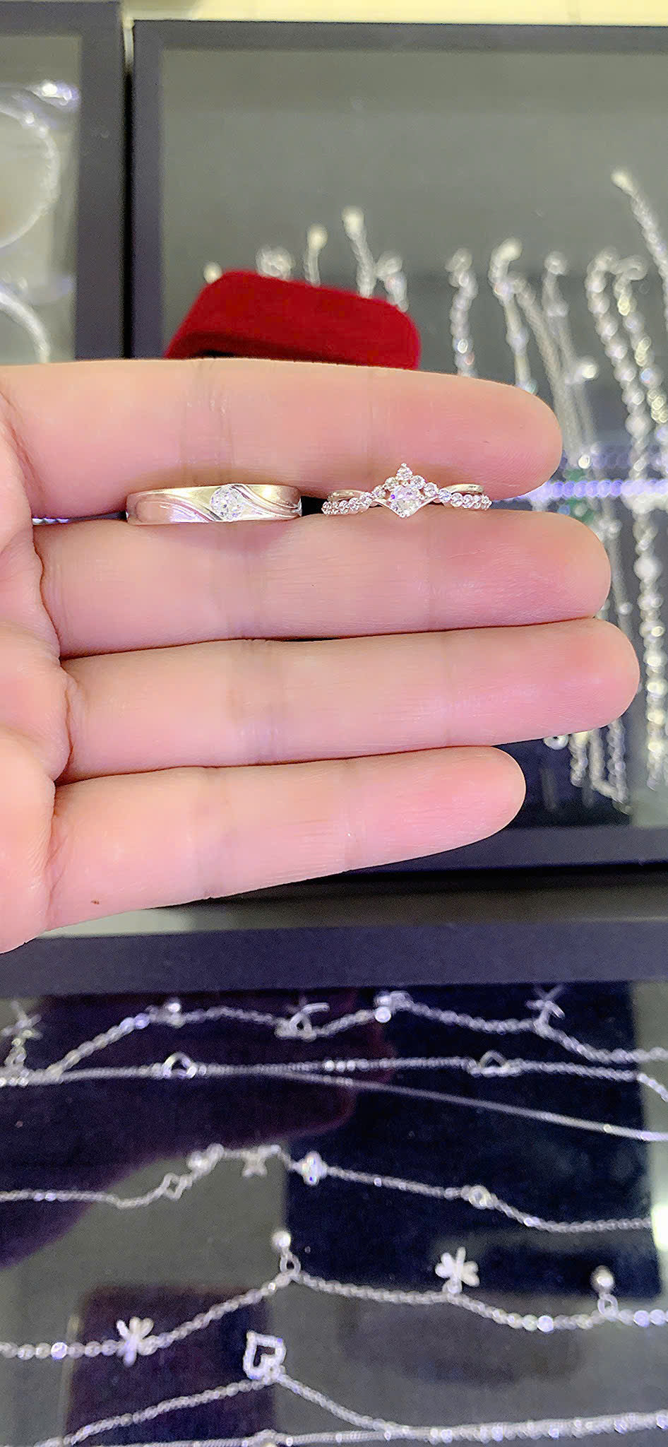 Nhẫn bạc đôi đủ size