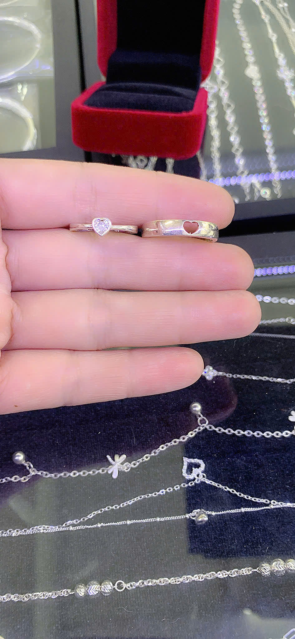 Nhẫn bạc đôi đủ size
