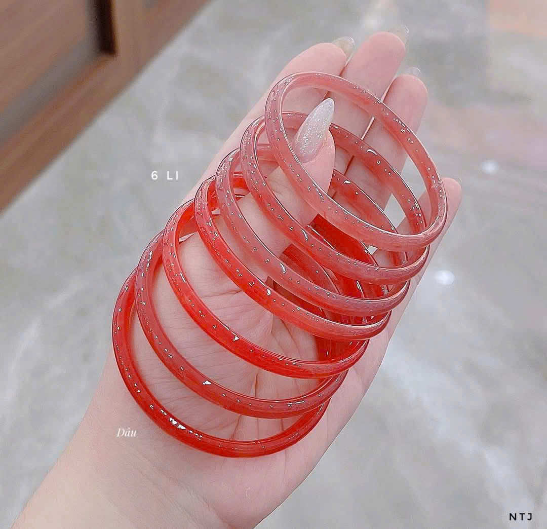 Vòng đá dạng tăm 6 li thanh mảnh