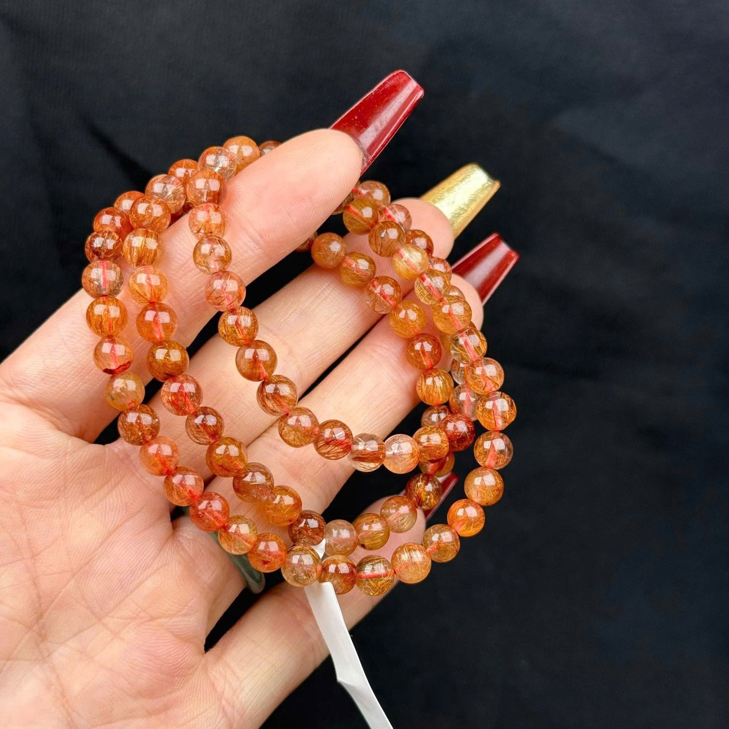 Vòng thạch anh tóc nâu