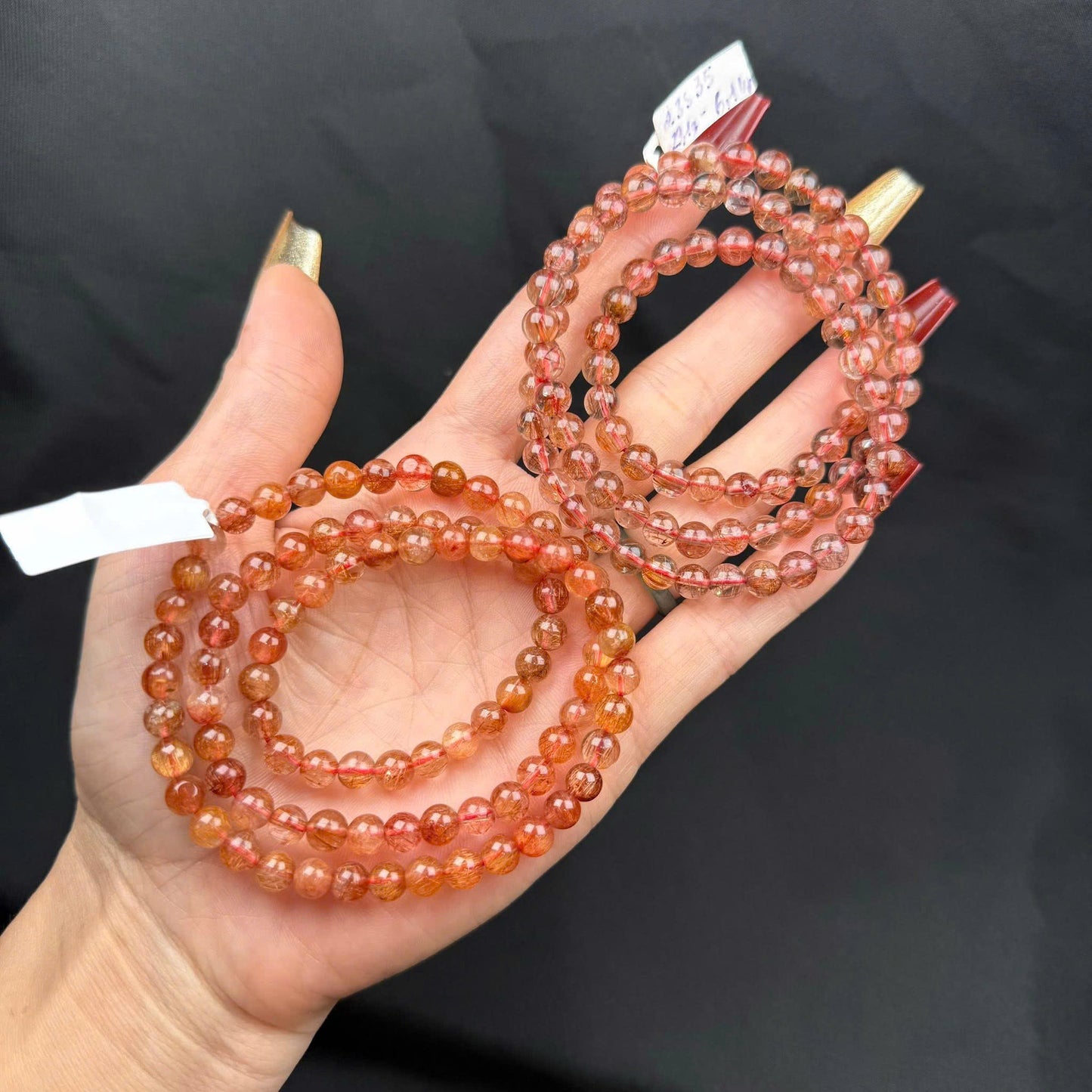Vòng thạch anh tóc nâu