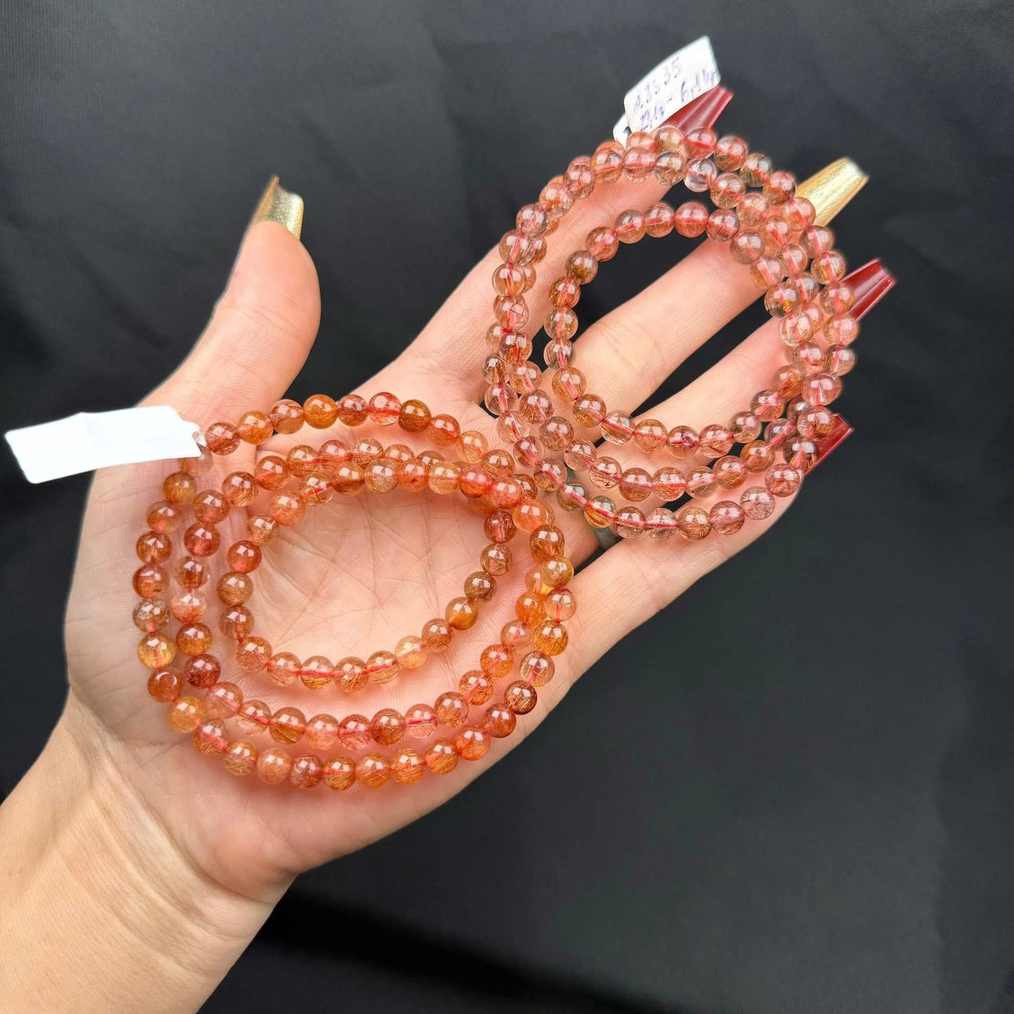 Vòng thạch anh tóc nâu