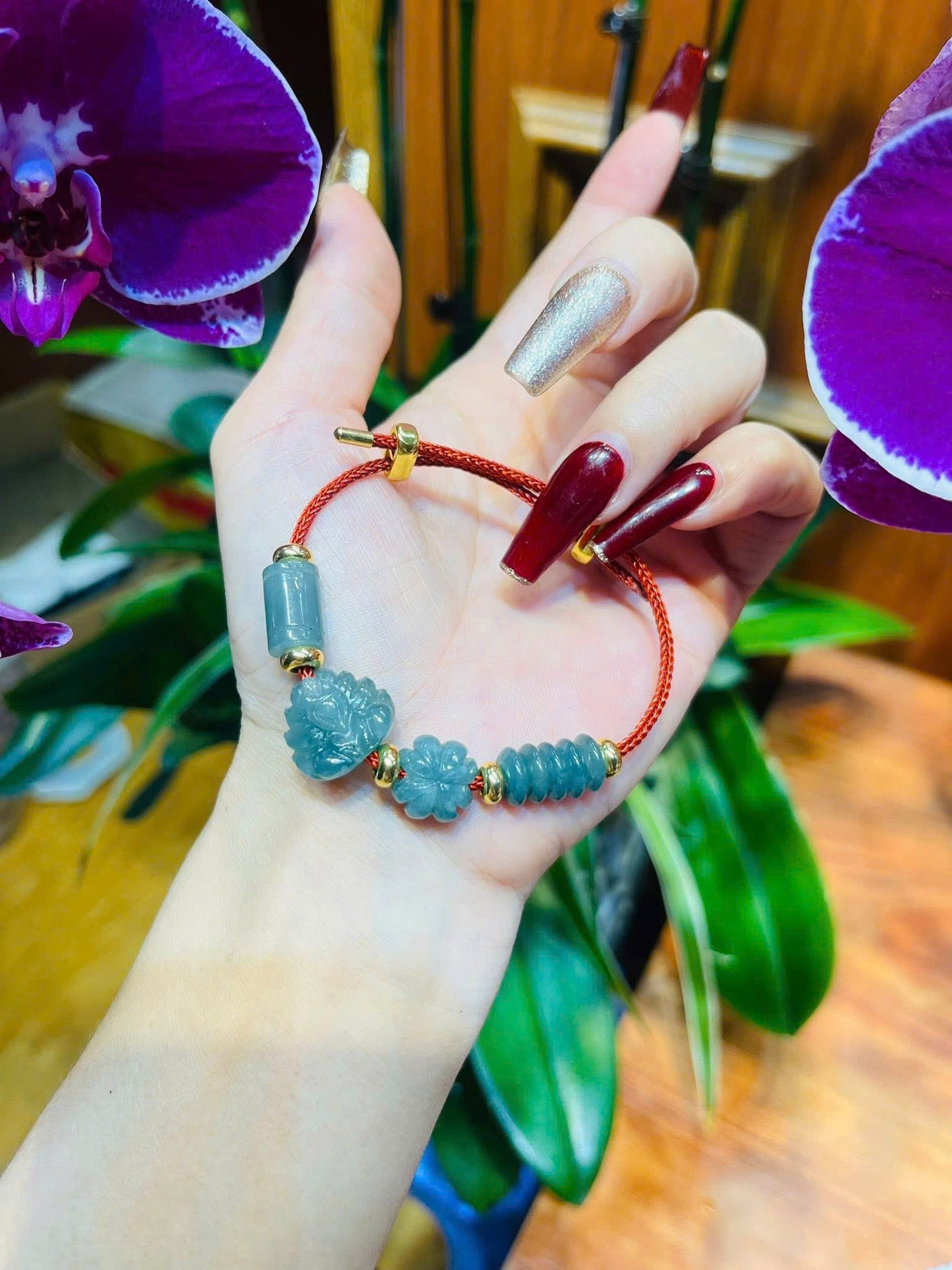 Hồ ly chúa lam ngọc mix ngũ điếu + charm