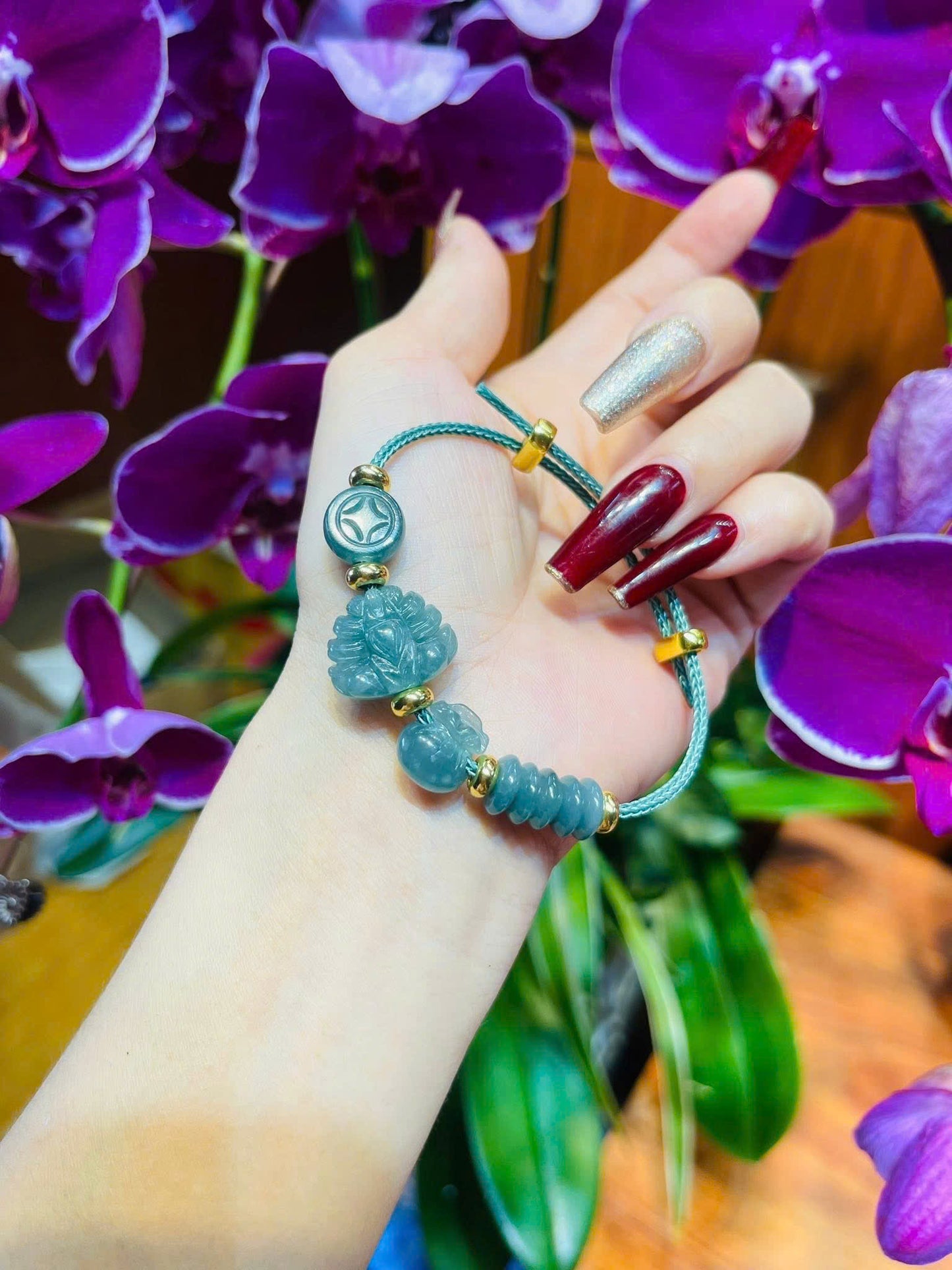 Hồ ly chúa lam ngọc mix ngũ điếu + charm