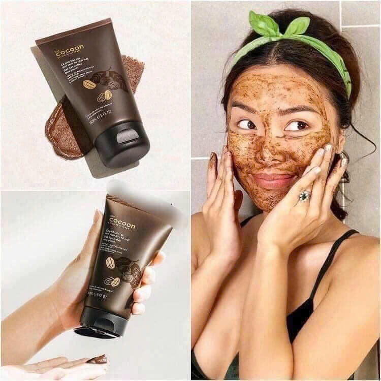 Combo Cocoon 4 món Tẩy trang + SRM nghệ + Tẩy da chết mặt + Mask nghệ - Tặng Gel tắm 500ml