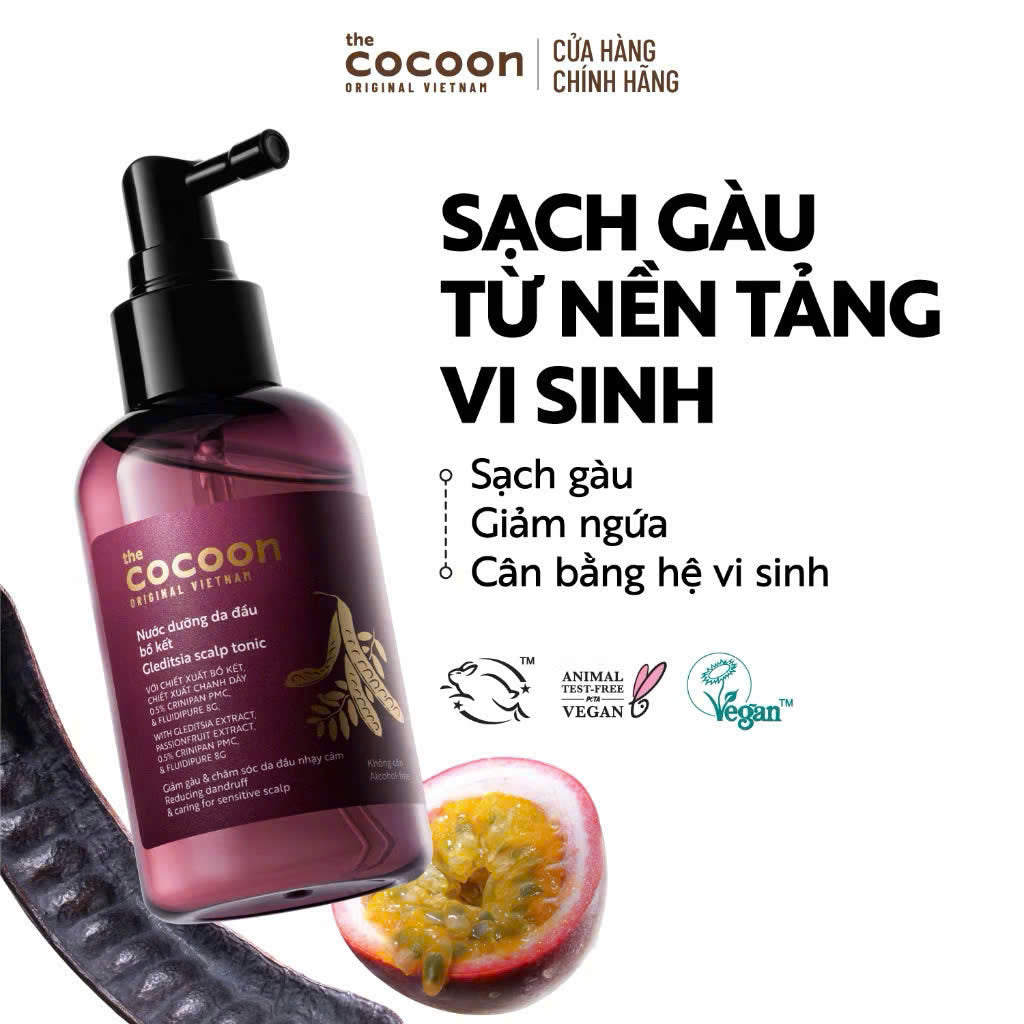 Combo COCOON Tẩy trang bí đao + SRM nghệ + Tẩy da chết mặt  🎁  Tặng nước dưỡng da đầu bồ kết ❣️ Có sẵn