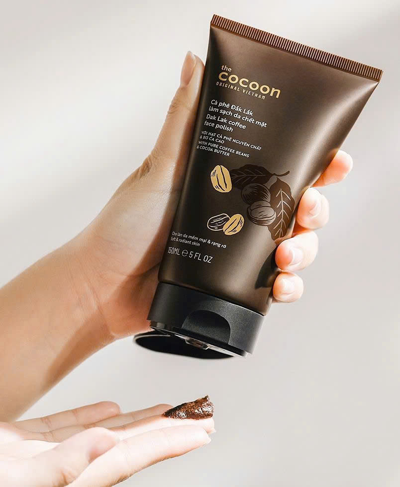 Combo Cocoon 4 món Tẩy trang + SRM nghệ + Tẩy da chết mặt + Mask nghệ - Tặng Gel tắm 500ml